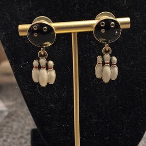 Bowling ball & pin Earrings